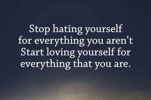 It’s Time to Stop Hating Yourself and Accept All Your Flaws and Imperfections