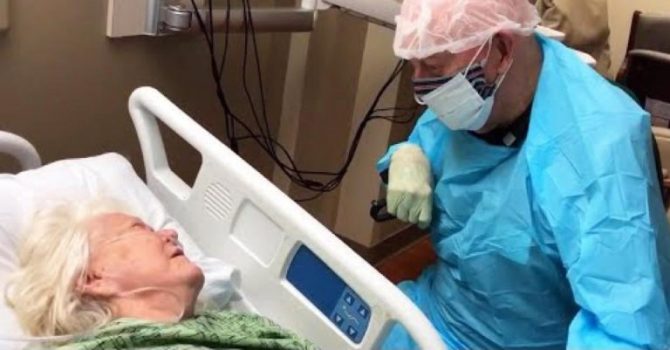 Husband, 90, Risks His Own Life To Say Final Goodbye To Wife Of 30 Years After 4 Months Apart