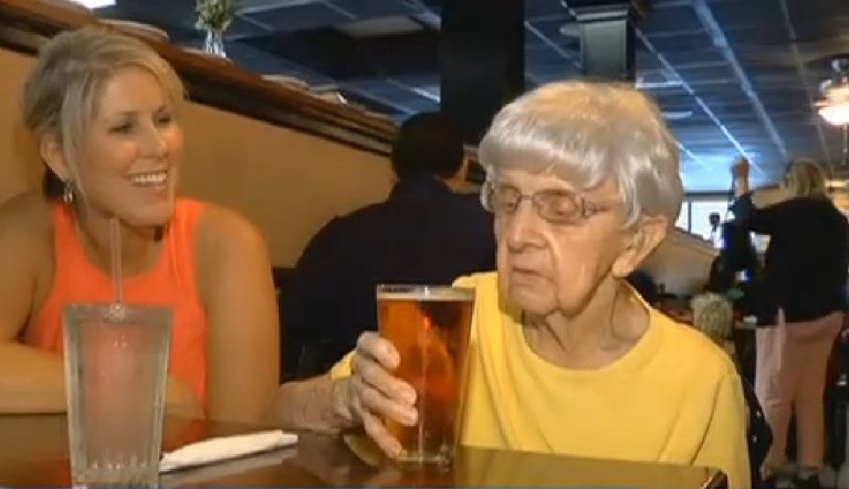 102-Year-Old Woman Says Drinking Beer Is the Secret to Long Life