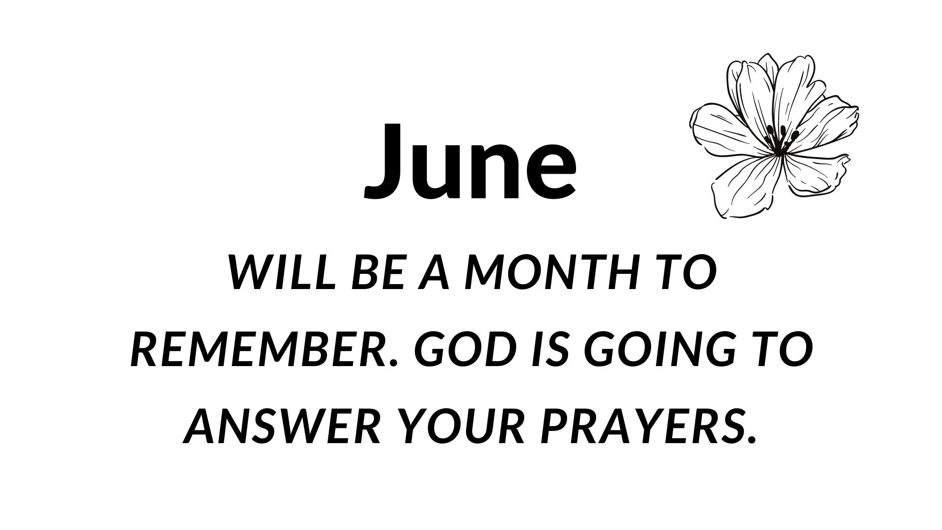 God Is Going To Answer Your Prayers