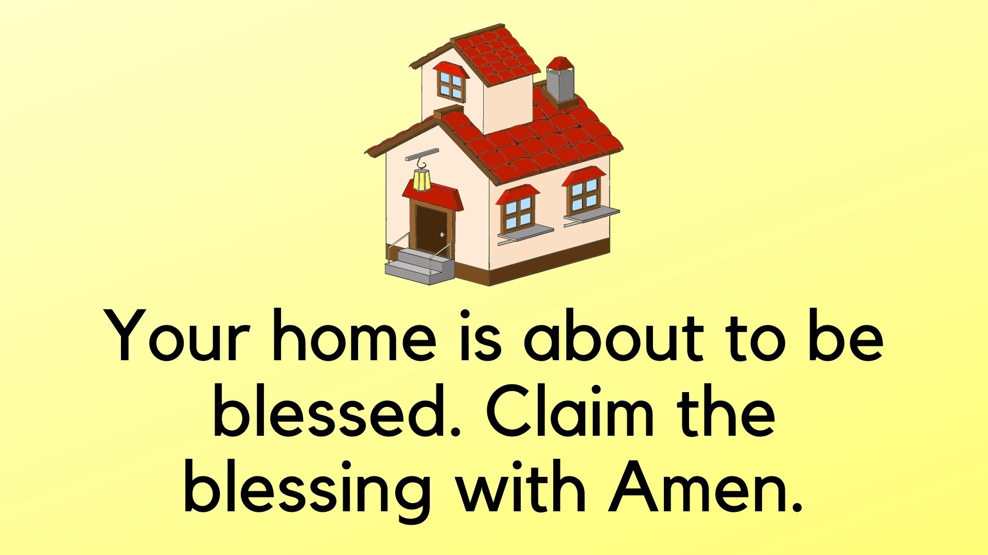 Claim The Blessing With Amen