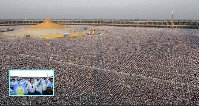 1 Million Children Get Together And Meditated For World Peace In Thailand