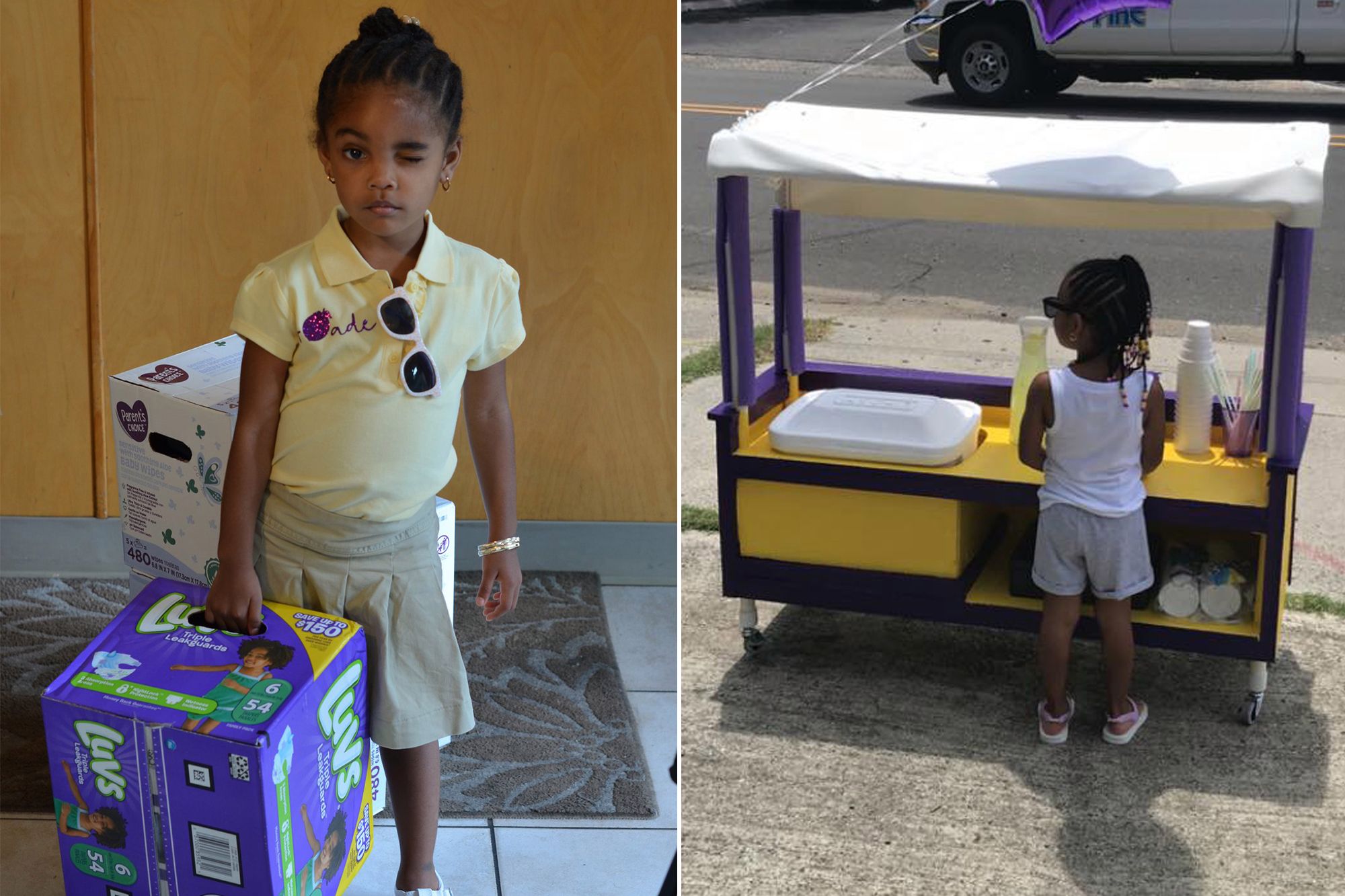Touching Story: 3-Year-Old Used Lemonade Stand Profits To Buy Diapers For Mothers In Need