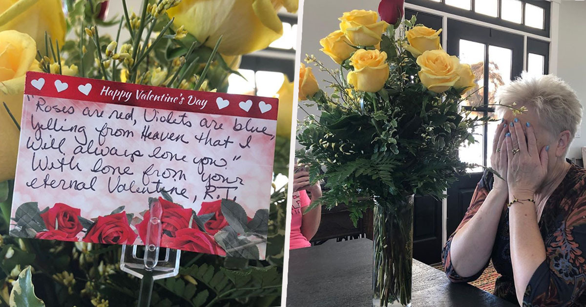 Husband Who Lost Cancer Battle Sends Wife One Final Valentine’s Gift