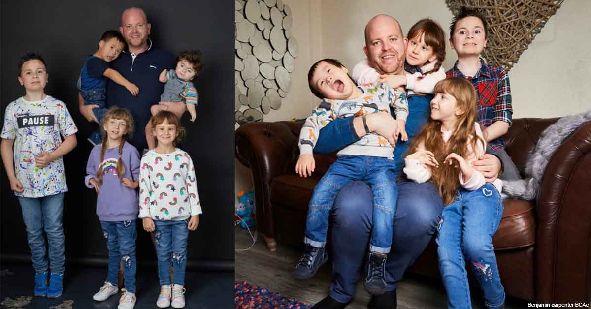 Selfless Single Dad Adopts Sixth Child – And Says There’s Room For More