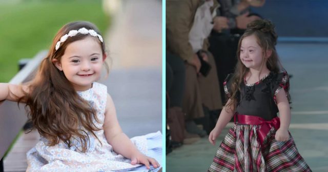 4-Year-Old Girl With Down Syndrome Can’t Stop Smiling As She Walks The Runway In Fashion Show