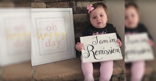 Let’s Cheer For This Brave Toddler Who Is Celebrating After Beating Stage 4 Cancer