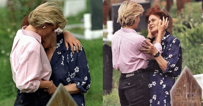 Princess Diana Once Stopped At A Cemetery To Comfort A Woman Crying At Her Dead Son’s Grave