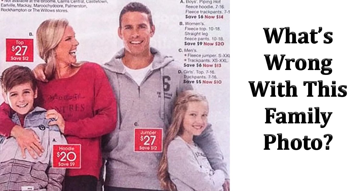 9 Out Of 10 Viewers Couldn’t Guess What’s Wrong With This Family Photo! But Can You?