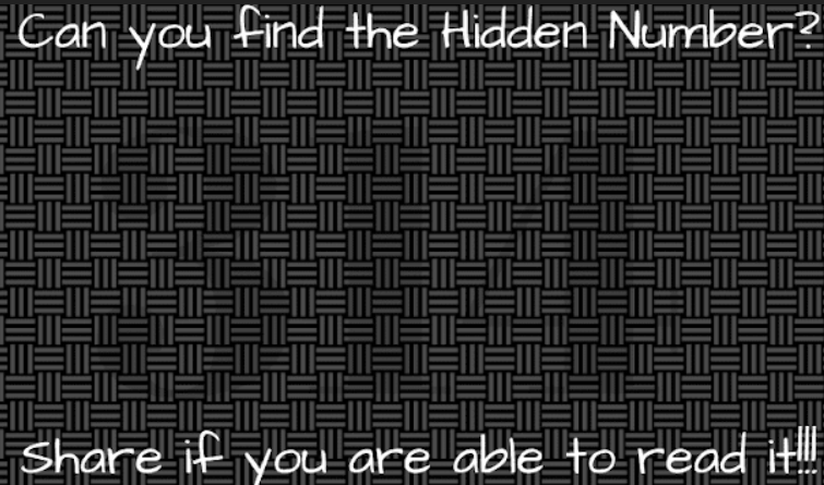 Eye Test: Can You Find the Hidden Number?