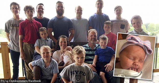 Michigan Couple Finally Welcomes A Baby Girl After Having 14 Boys