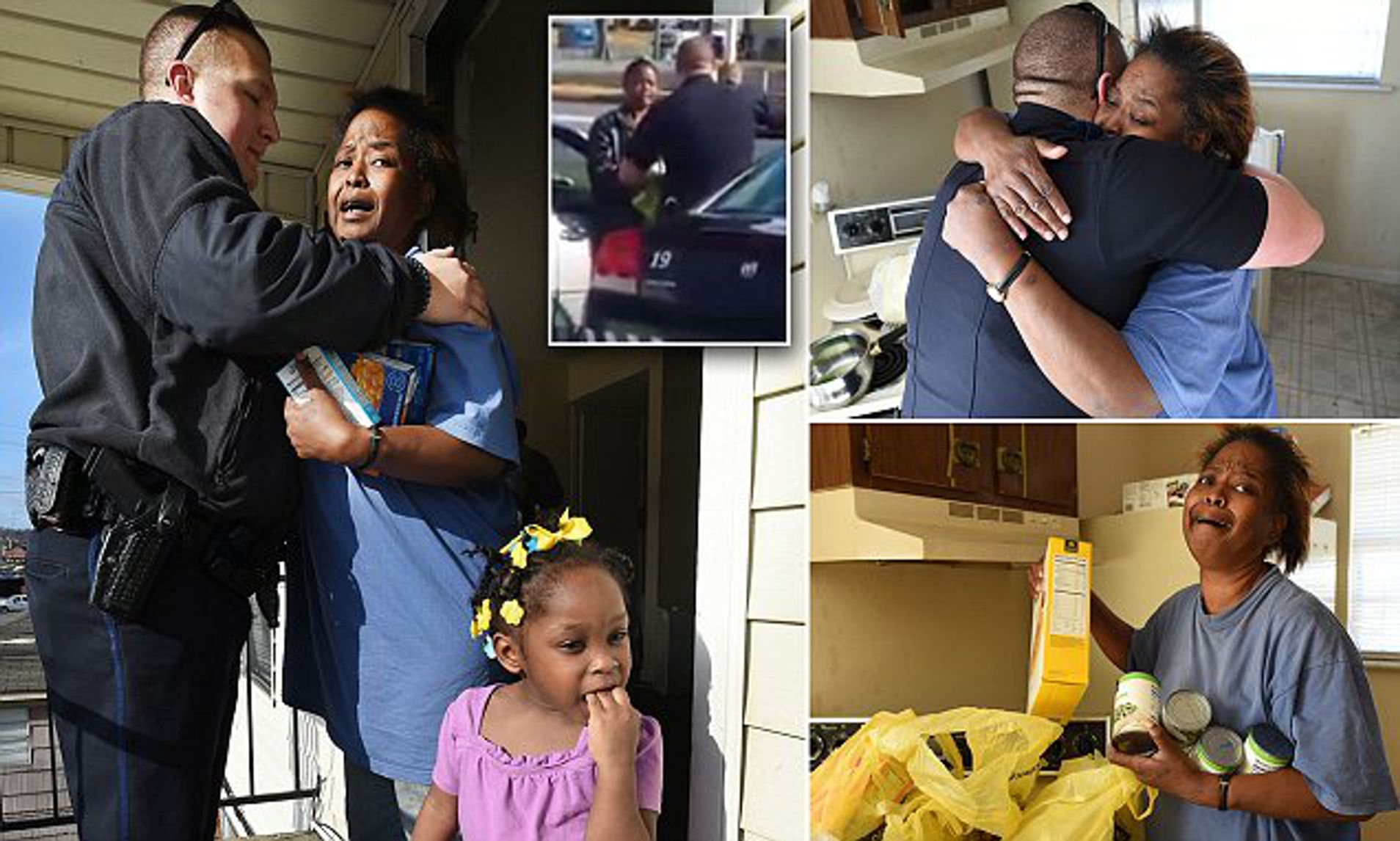 Instead Of Arresting Woman Who Stole 5 Eggs To Feed Her Family, Cop Brought Her 2 Truckloads Of Food