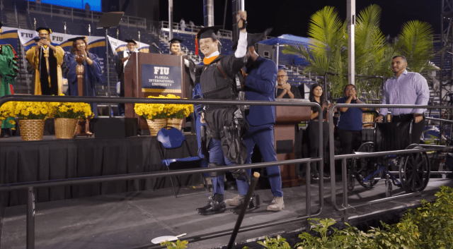 Student Who Was Told That He Would Never Walk Again Graduates On His Feet Twice