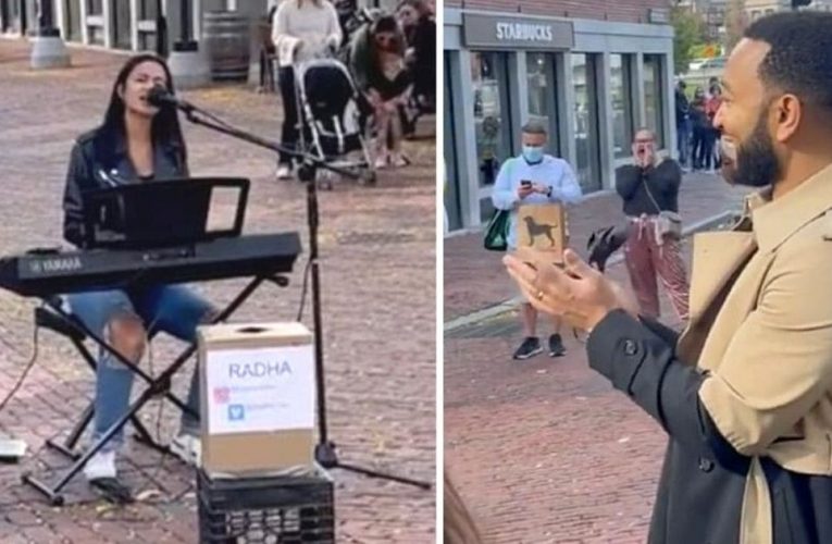 The Most Beautiful Surprise – John Legend With A Wide Smile Listens To A Street Musician Who Sings His Song