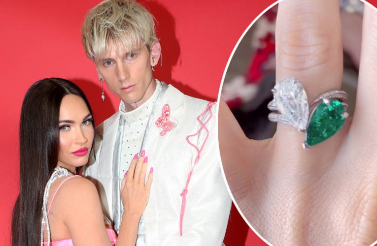 Megan Fox’s Engagement Ring, According To MGK, Is Covered With Thorns That Will Harm Her If She Attempts To Remove It
