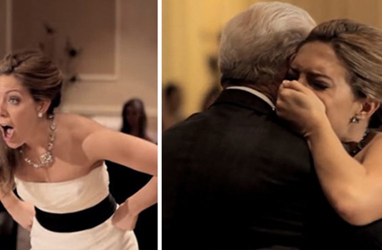 Father Passes Away Before Daughter’s Wedding, In Church A Voice Asks Her To Turn Around