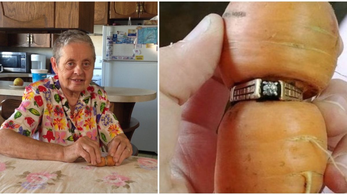 Woman Who Lost Engagement Ring In Her Garden Finds It Around A Carrot 13 Years Later