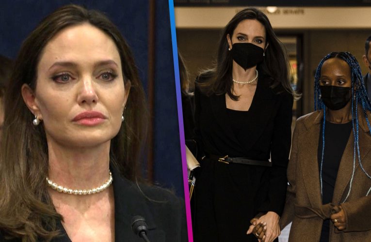 Angelina Jolie Delivers Tearful Speech In Washington With Her Daughter By Her Side