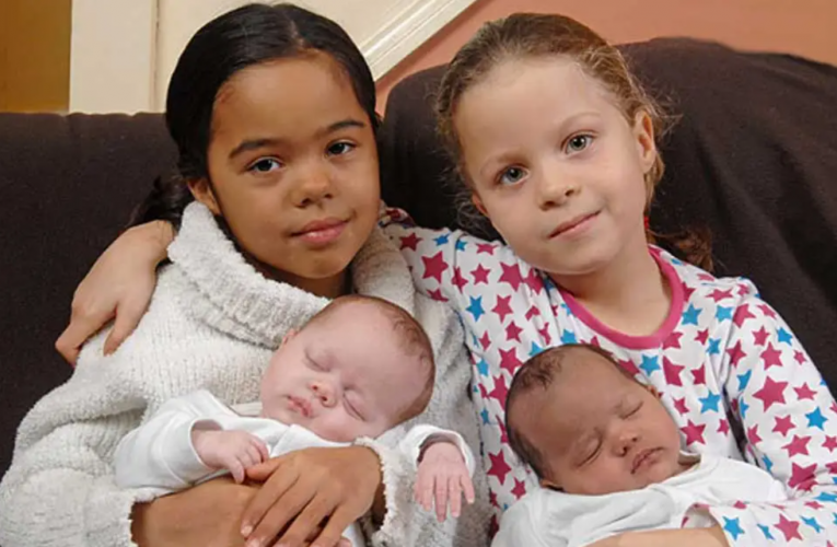 Couple Gifted With Rare Black-and-white Twins Gets The Same Incredible Blessing 7 Years Later