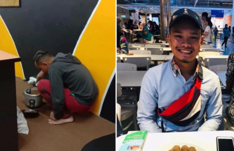 Boss Catches Employee Cooking Rice In The Office One Evening – The Reason Why Brings Him To Tears