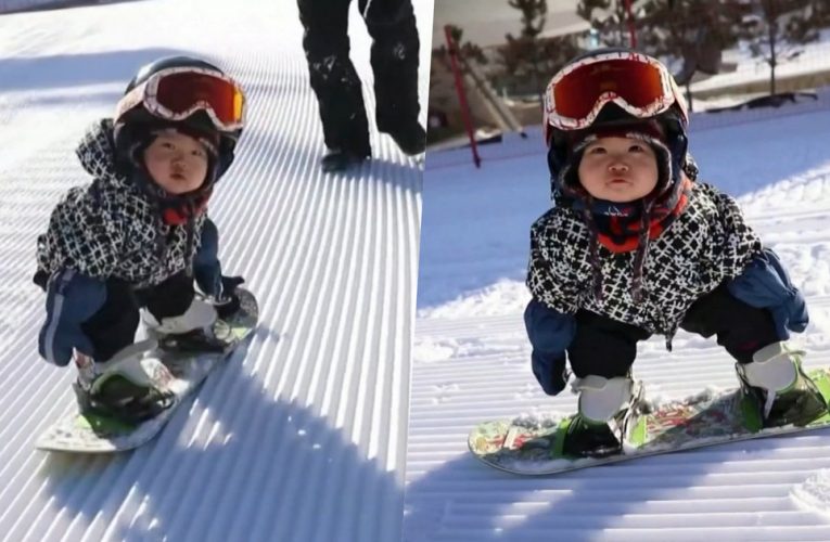 Viral Video: An 11-month-old Girl Learns To Board Even Though She Still Does Not Know How To Walk