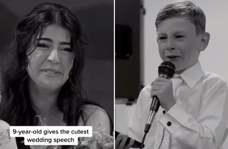 Heartfelt Wedding Speech From Brother Of Bride Leaves All In Tears And He’s Only 9 Years Old
