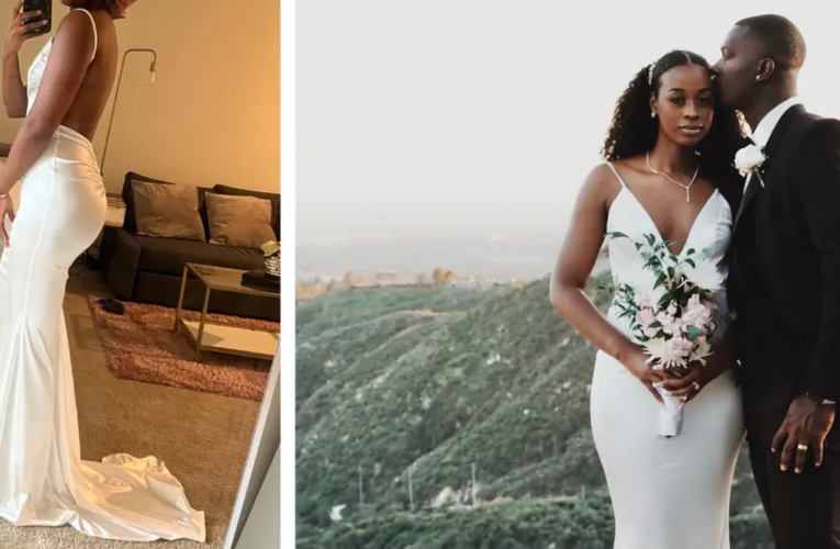 Bride Goes Viral For $47 Wedding Dress, Tying The Knot On A $500 Budget