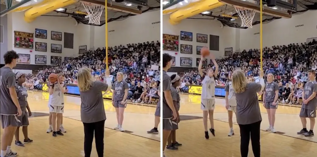 Thousands Of High School Students Go Silent So A Blind Basketball