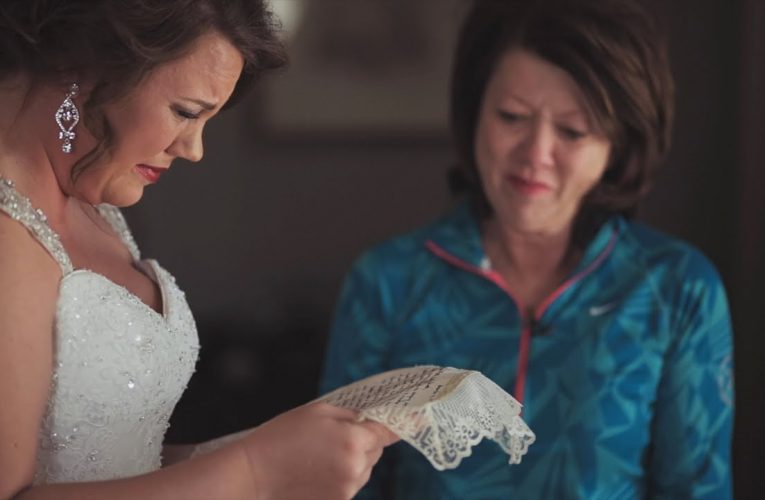 Mother had hidden Letter For 20 Years The Adopted Daughter Walks Down The Aisle She Hands It Over To Her