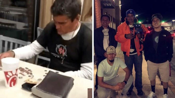 9 Million People Have Watched What 3 Teens Did for This Crying Homeless Man at Chick-fil-A