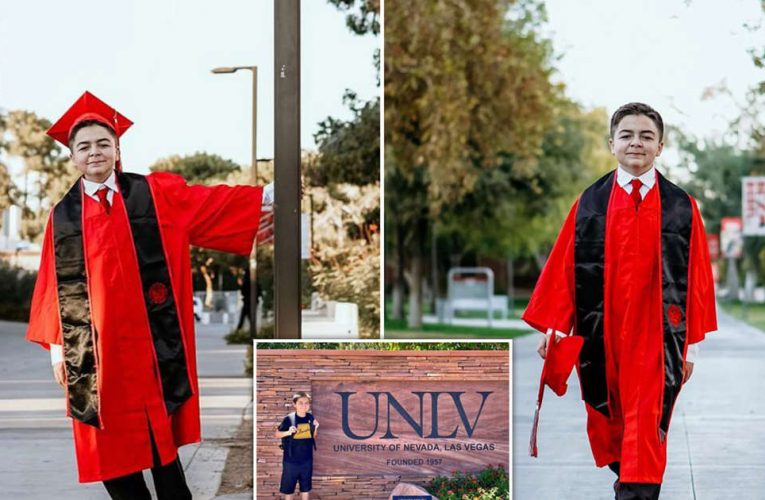 15-year-old Prodigy Earns His Fifth College Degree And Becomes The Youngest Student To Graduate From UNLV
