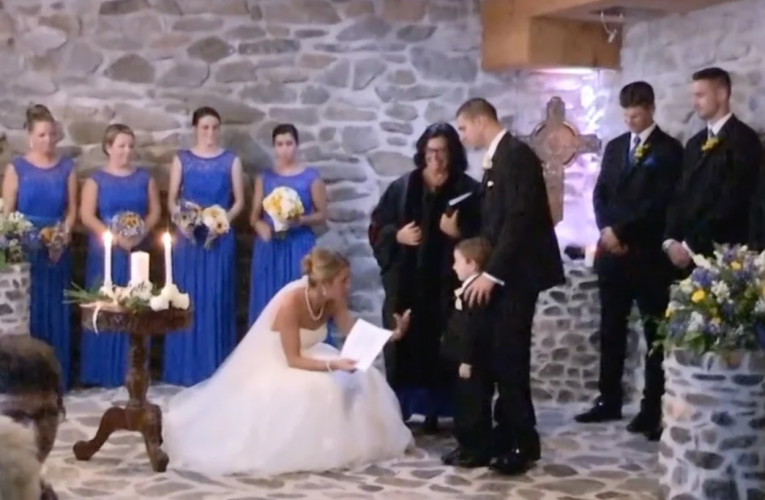 Bride Shares Special Vows To Her New Son And His Mom