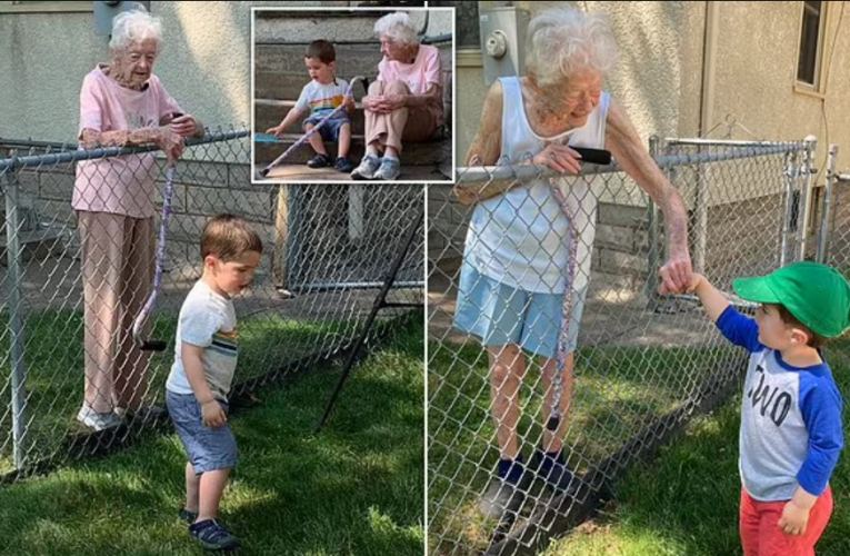 2-Year-Old Finds ‘First Best Friend’ With 100-Year-Old Neighbor And Celebrates Milestones Together