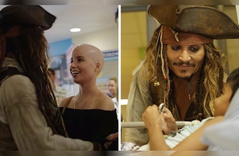 Johnny Depp Shares Sweet Moments With Fans By Reprising Role Of Captain Jack Sparrow