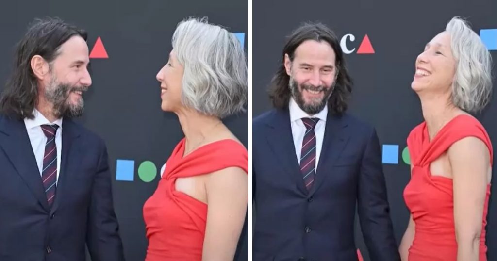 Keanu Reeves Is Absolutely Glowing In A Rare Appearance With His ...