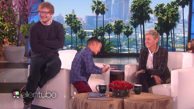 Ed Sheeren Gives 8-Year-Old Performing His Hit On ‘Ellen’ The Surprise Of His Life
