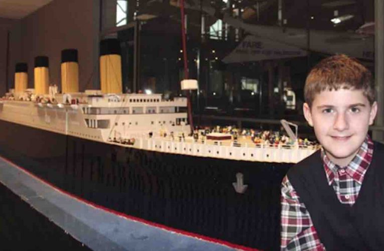 Inspirational Teen With Autism Uses 65,000 Legos To Build Largest Toy Replica Of Titanic