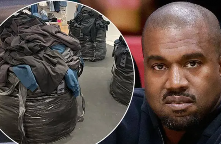 Kanye West Is Using Trash Bags To Market His New Line Of Apparel