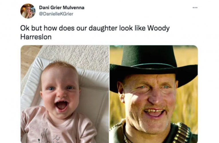 Mother Shared Photo of Newborn Who Looks Like Woody Harrelson. The Actor Responded With a Poem