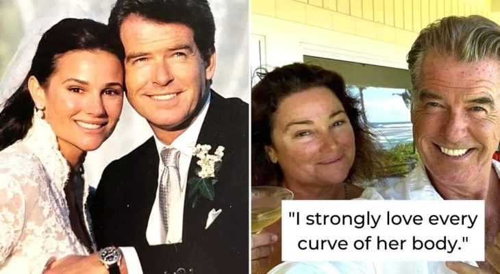 Pierce Brosnan Had The Best Reaction To Trolls Commenting On His Wife’s Weight. “Love Every Curve Of Her Body”