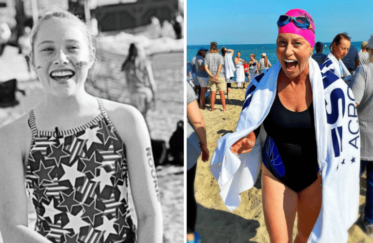 Georgia Mom Swims across America to Fulfill 14-Year-Old Daughter’s Dying Wish