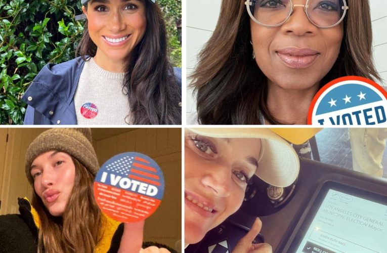All the Celebrities Who Voted (and Posted About It) in the 2022 Midterm Elections